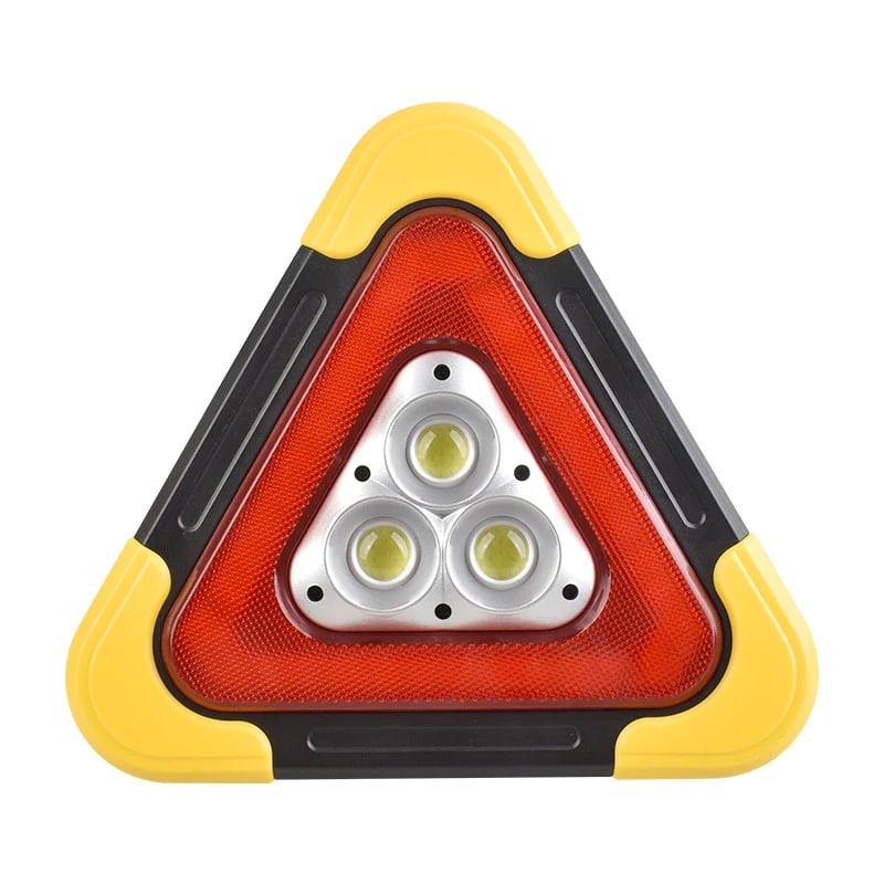 3-IN-1 solar emergency triangle warning light