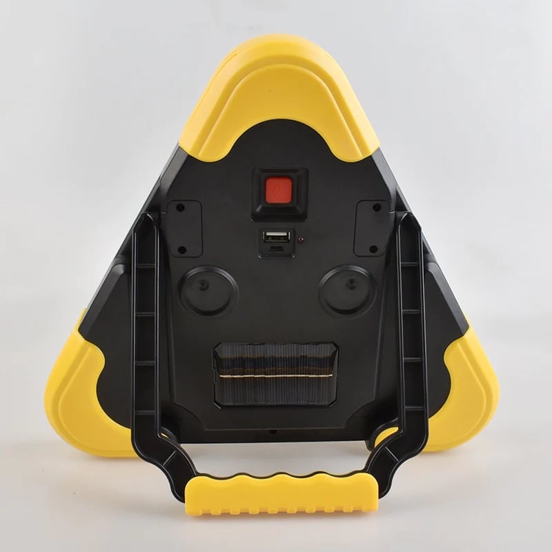 3-IN-1 solar emergency triangle warning light