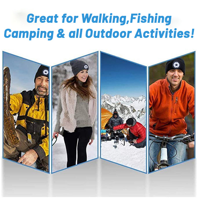 Bluetooth LED-Strickmütze