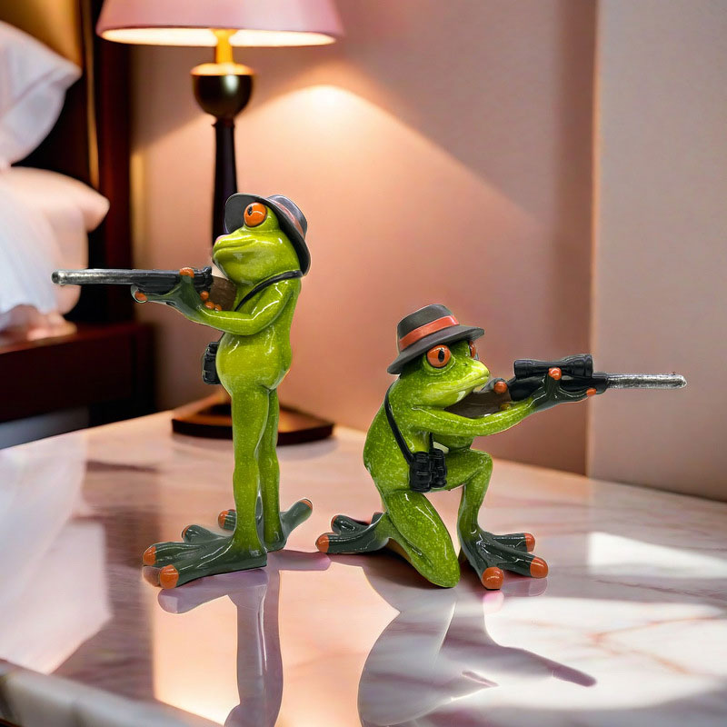 🐸🎯 Frog Jäger – Lustige Froschjäger Figur