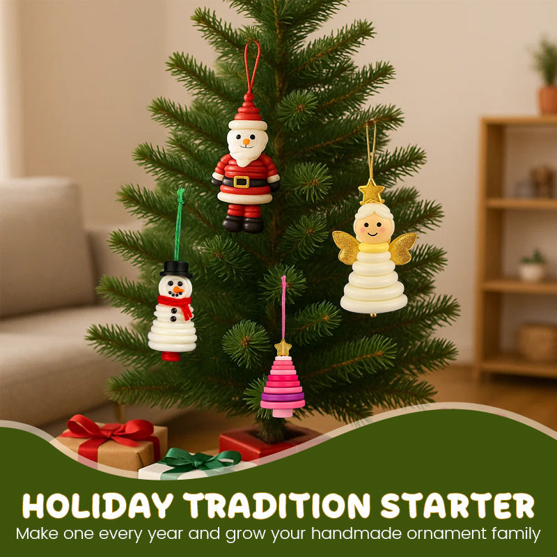 ☃️ DIY-Knopf-Schneemann-Ornament-Kit