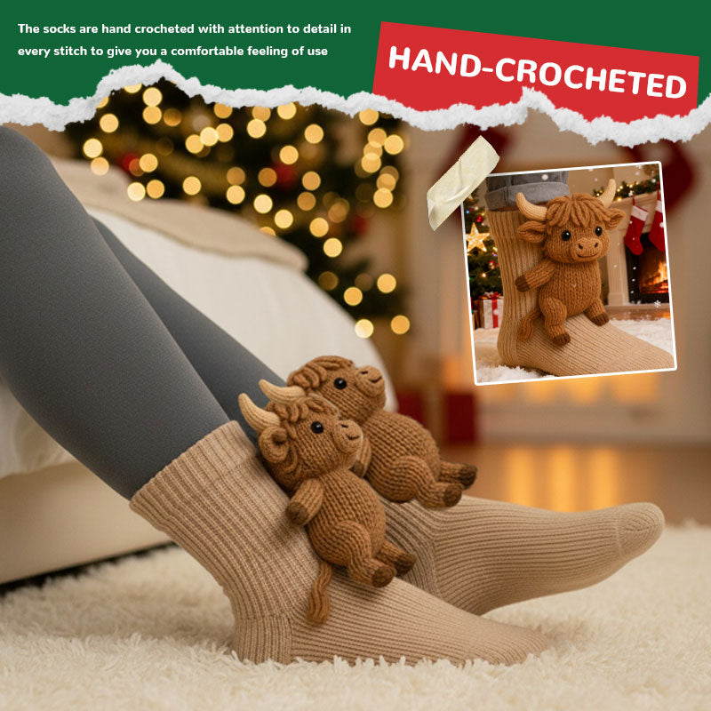 Weihnachtsstricksocken, Warme Bodensocken