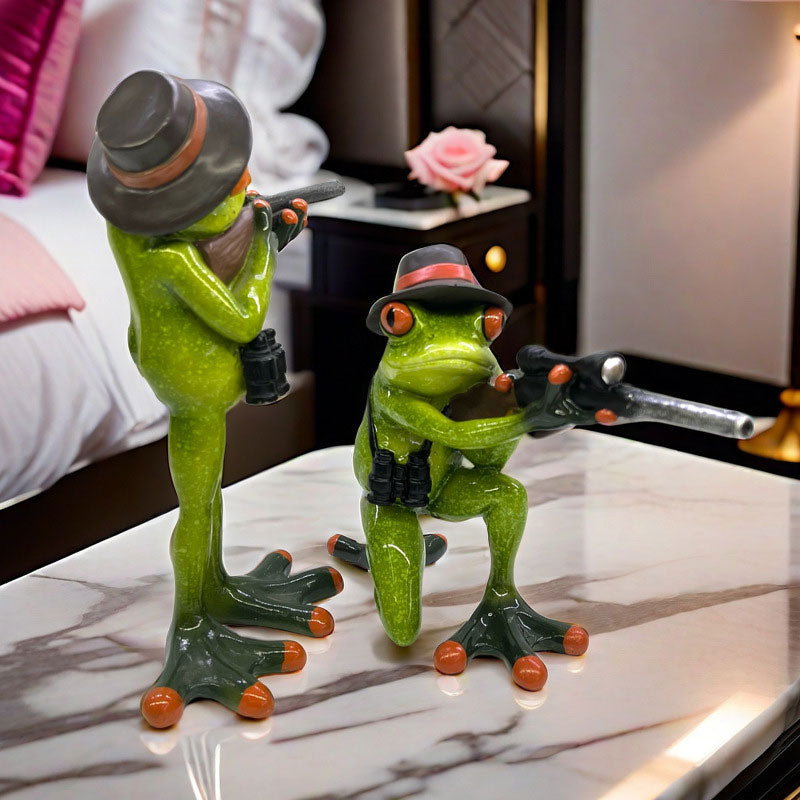 🐸🎯 Frog Jäger – Lustige Froschjäger Figur