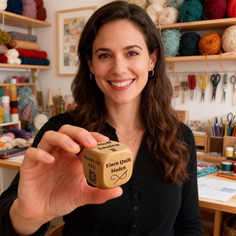 2025 Kreativer Patchwork-Entscheidungswürfel