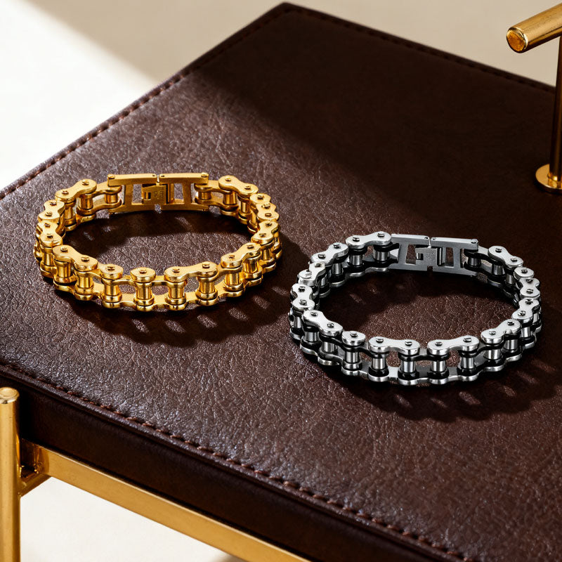 Fahrrad Titan Stahl Motorrad Kette Armband