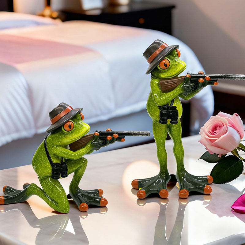 🐸🎯 Frog Jäger – Lustige Froschjäger Figur