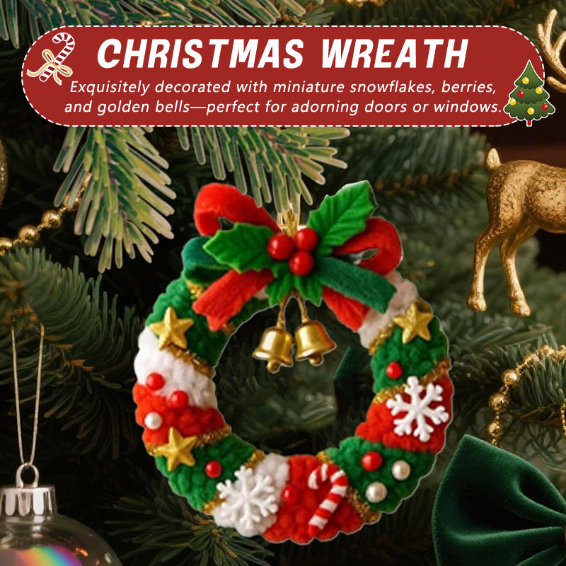 🎅 Handgestrickte Weihnachtsornamente