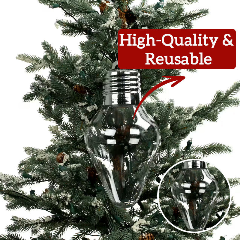 Geschenkglas für Weihnachtslichter