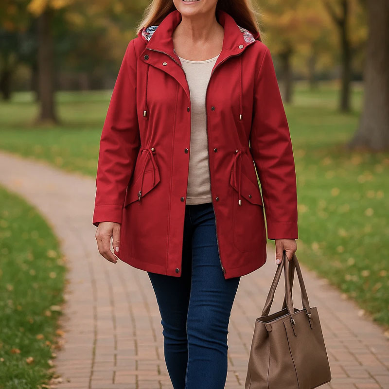 Women's water-repellent windbreaker