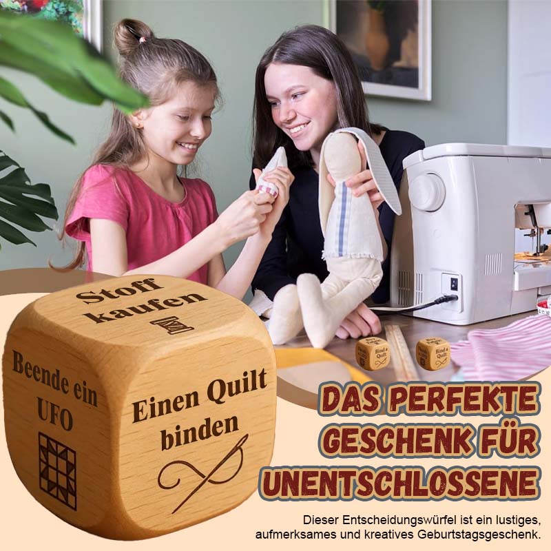2025 Kreativer Patchwork-Entscheidungswürfel
