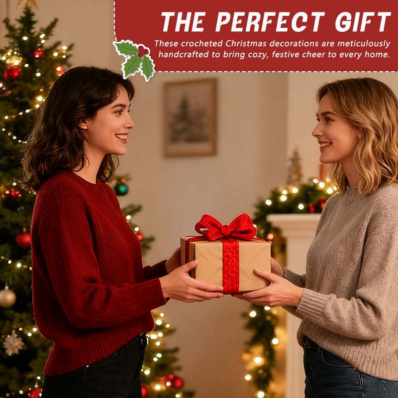 🎅 Handgestrickte Weihnachtsornamente