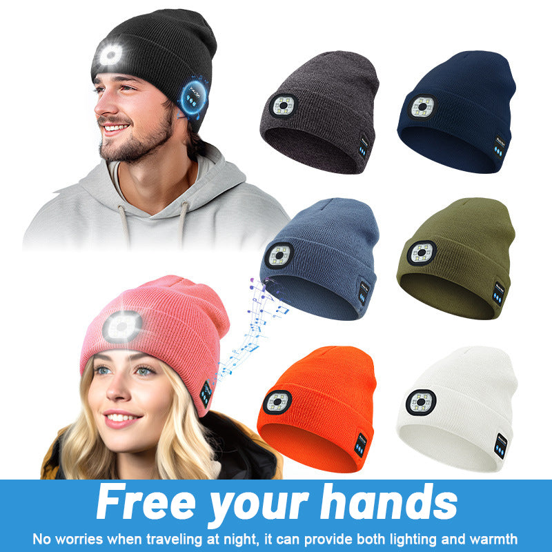 Bluetooth LED-Strickmütze