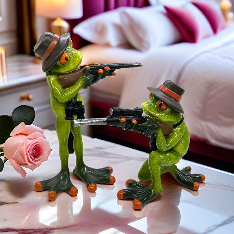 🐸🎯 Frog Jäger – Lustige Froschjäger Figur
