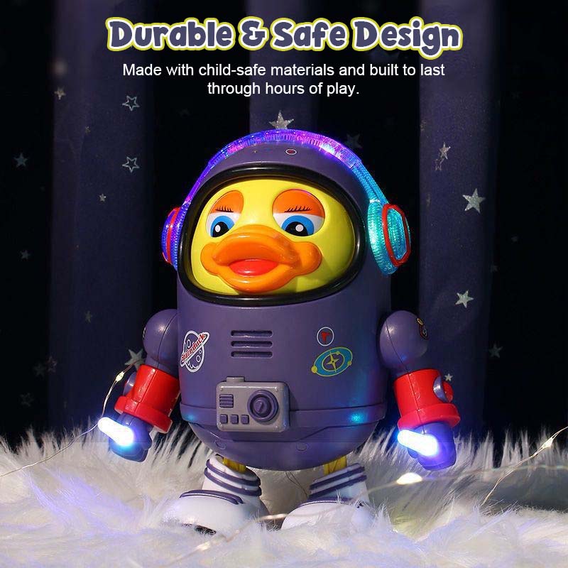 Tanzende Space Ducks mit Ton und Licht