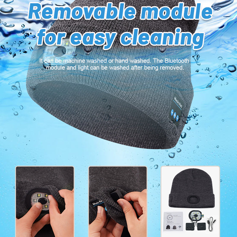 Bluetooth LED-Strickmütze