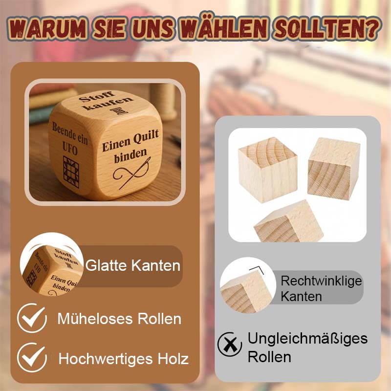 2025 Kreativer Patchwork-Entscheidungswürfel
