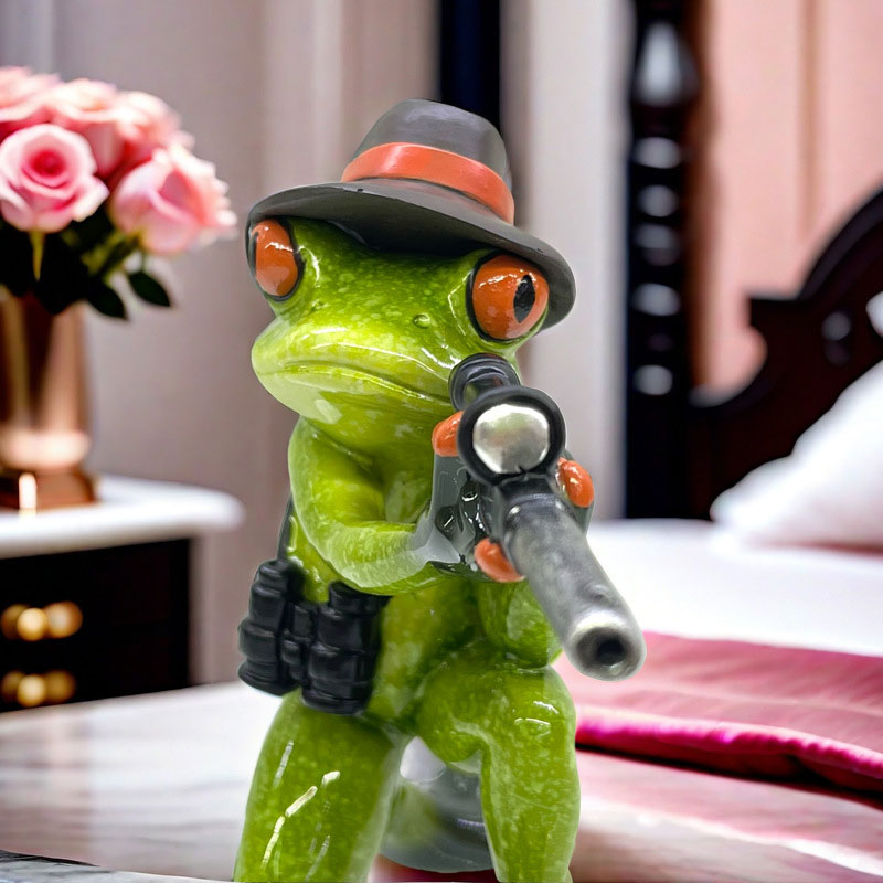 🐸🎯 Frog Jäger – Lustige Froschjäger Figur