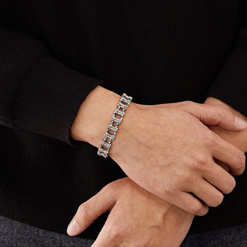 Fahrrad Titan Stahl Motorrad Kette Armband