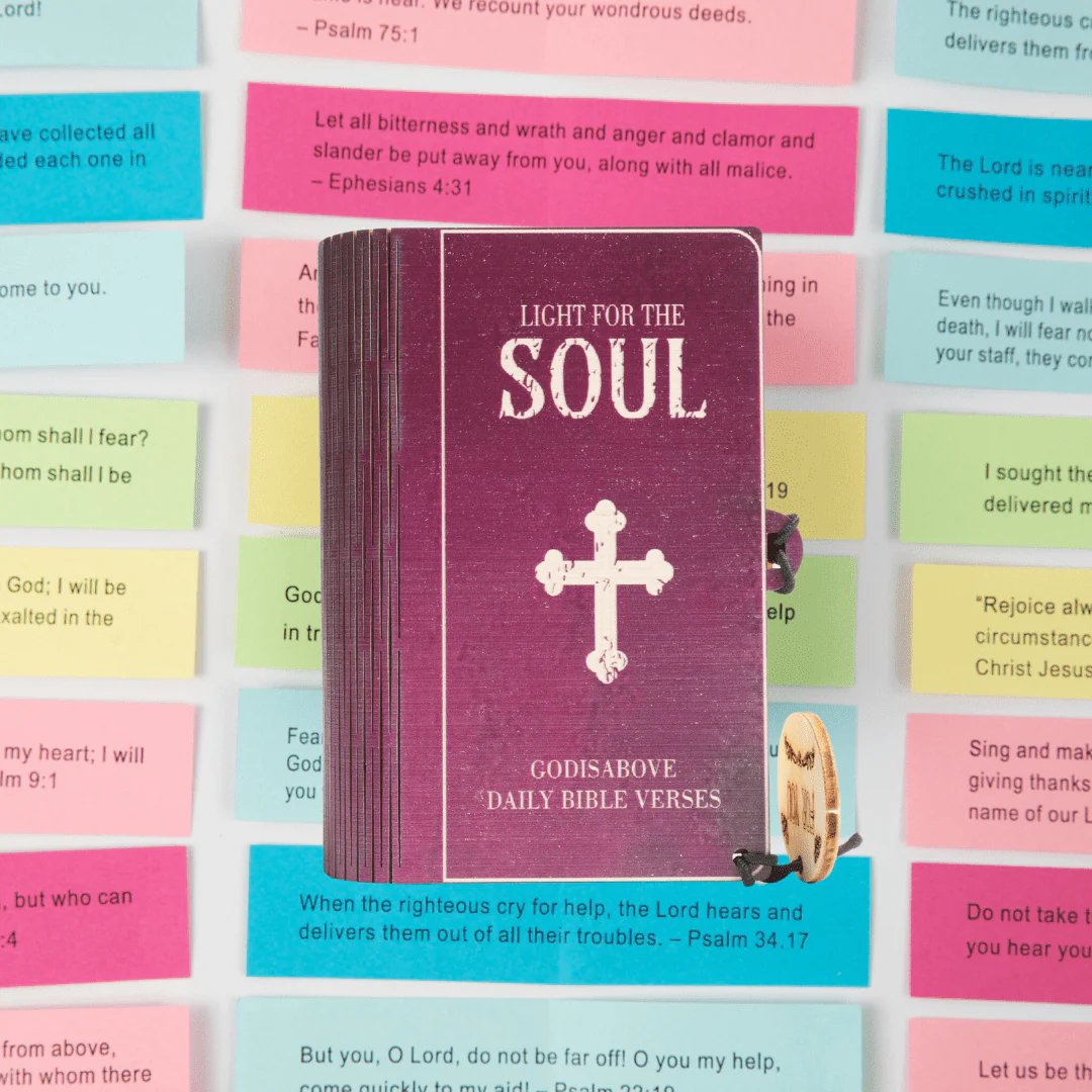 ✝️Handgefertigte Holzbox mit Bibelversen – Tägliche Bibelverse (🎁 Eine Erinnerung an Gottes Wort💖)