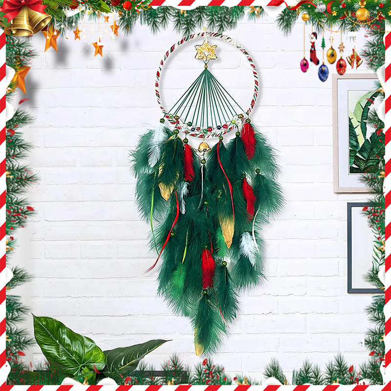 🎄✨🎅 Bestseller｜Weihnachtlicher Traumfänger 🎁 Handgefertigt · Bringt Glück & Segen💫✨🎄