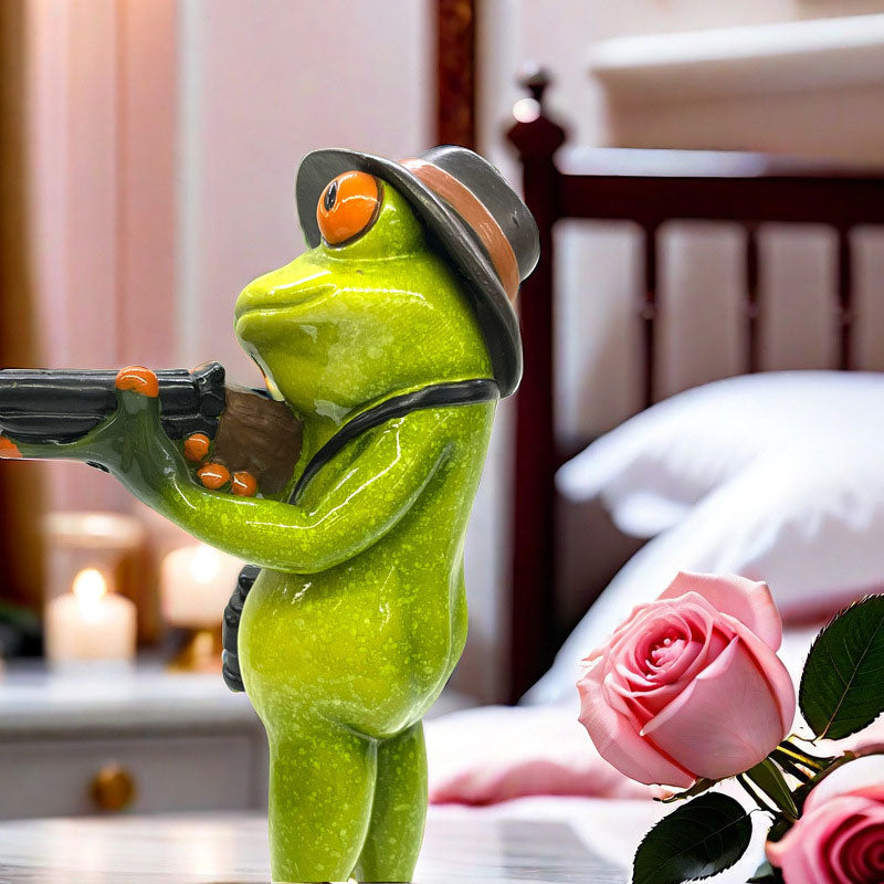 🐸🎯 Frog Jäger – Lustige Froschjäger Figur