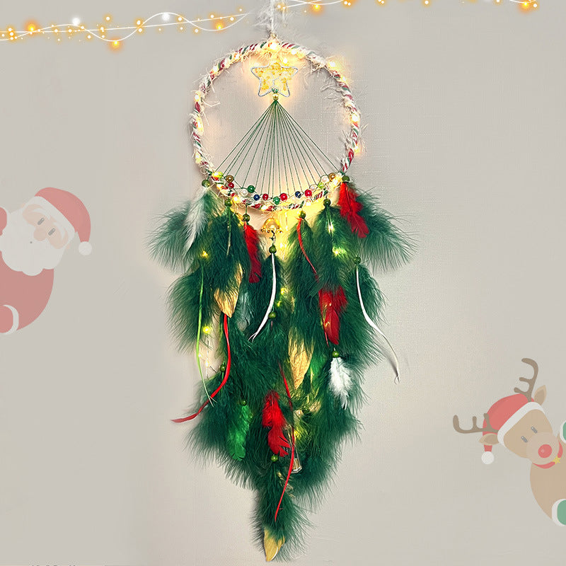 🎄✨🎅 Bestseller｜Weihnachtlicher Traumfänger 🎁 Handgefertigt · Bringt Glück & Segen💫✨🎄