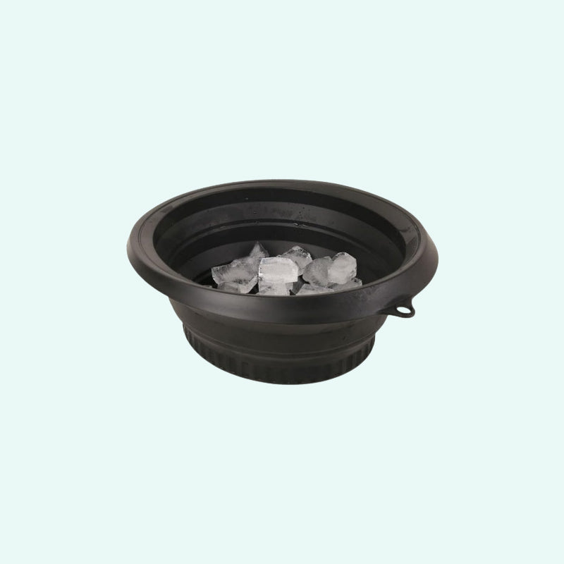 Foldable silicone wash basin
