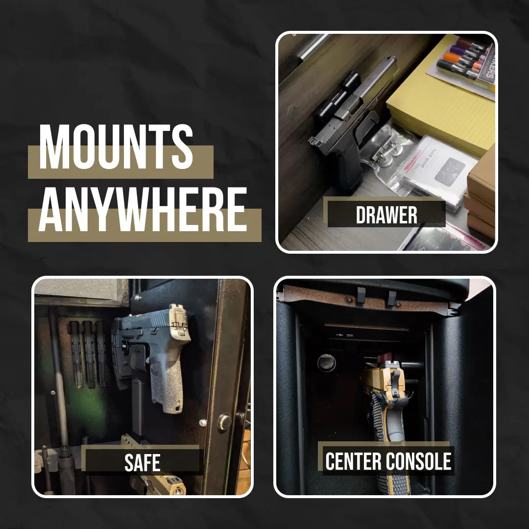 Magnetic pistol mount