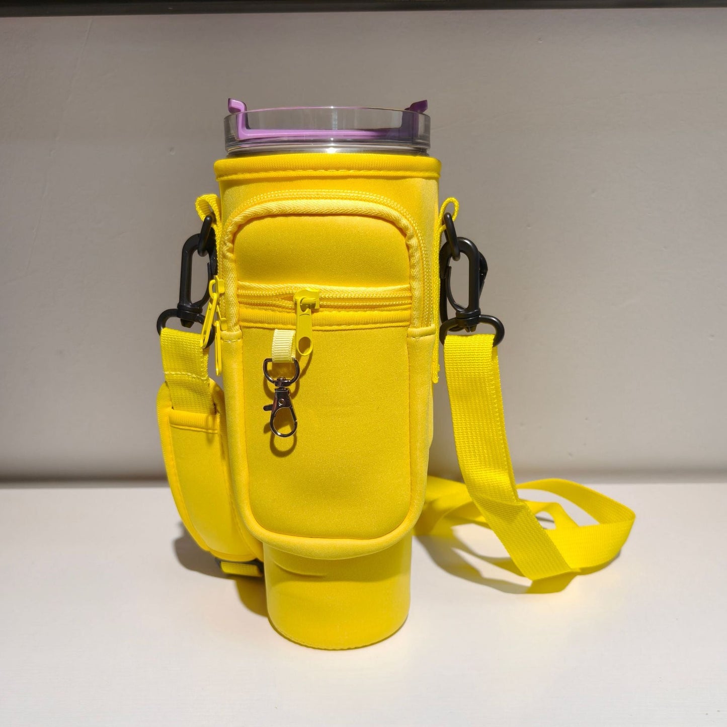 Adjustable Shoulder Bag With Thermos Cup Holder for 40oz