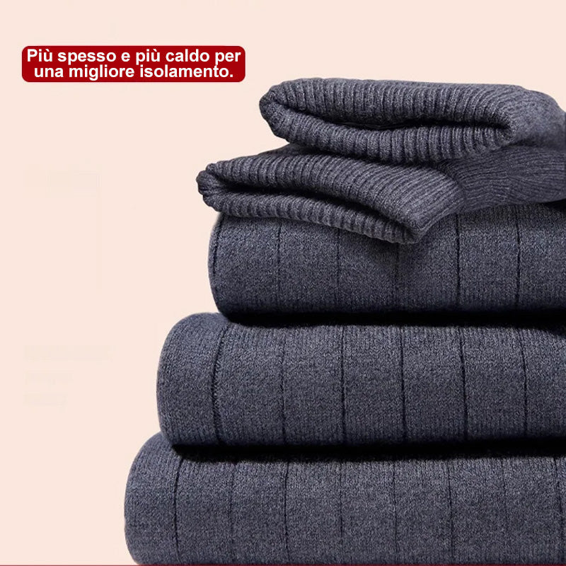 Bequeme und thermoelastische lange Kniebandage